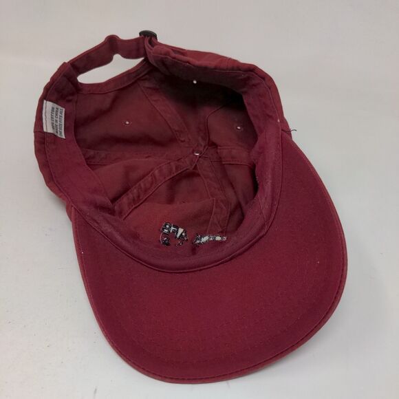 Little Rock AFB Arkansas Slideback Hat Red OSFA Embroidered Adjustable - Picture 6 of 8